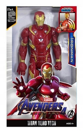 ЖЕЛЕЗНЫЙ ЧЕЛОВЕК Фигурка Большая Прочная Подвижная Мстители