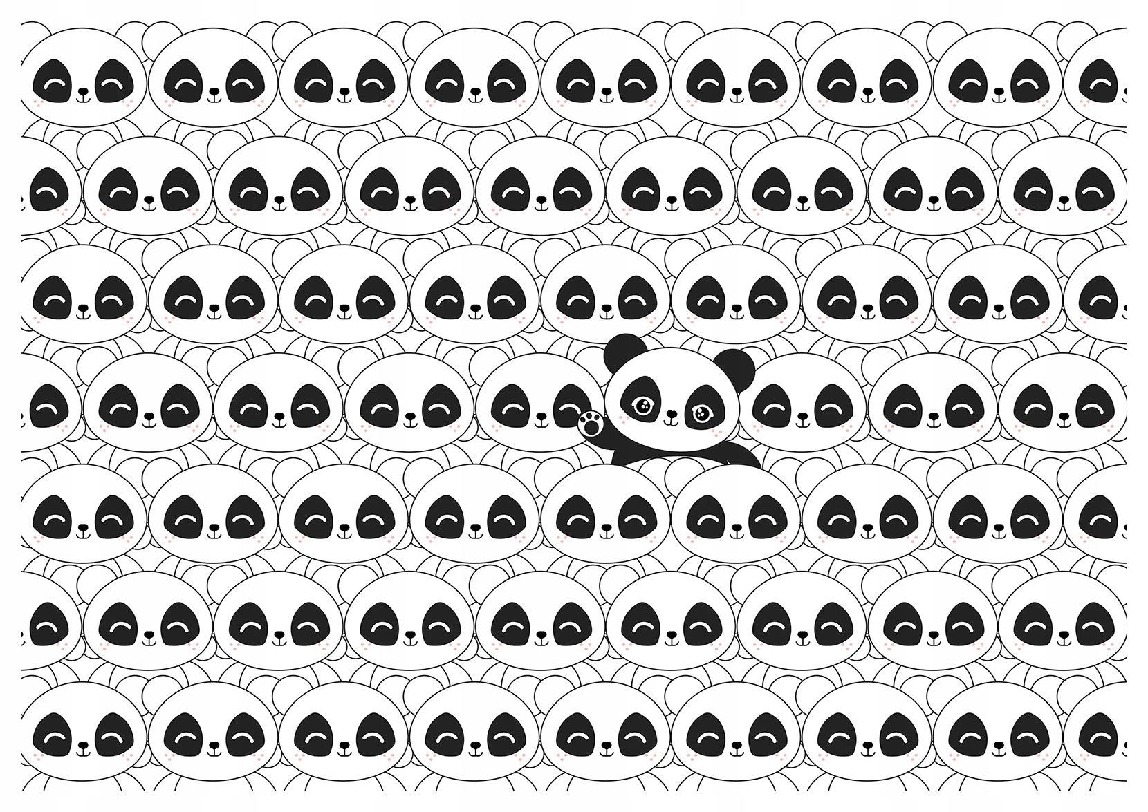 Vliesová fototapeta Panda ? T bílé pozadí 368x280 lepidlo