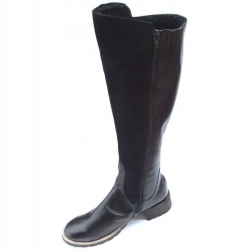 BnW Oficerki skórzane obwód 43 płaski 3,5 cm Oryginalne opakowanie producenta pudełko