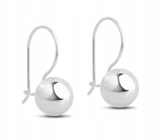 Stříbrné náušnice rhodiované Ag 925 Kulička IM0640224ER8