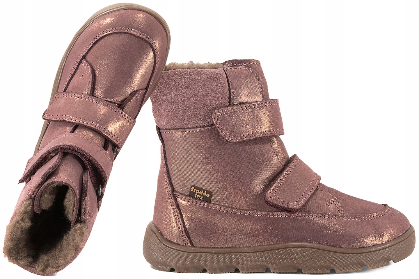 Froddo G3160240-2 Barefoot Śniegowce Trzewik Zimowe Membraną Wodoodporne 29