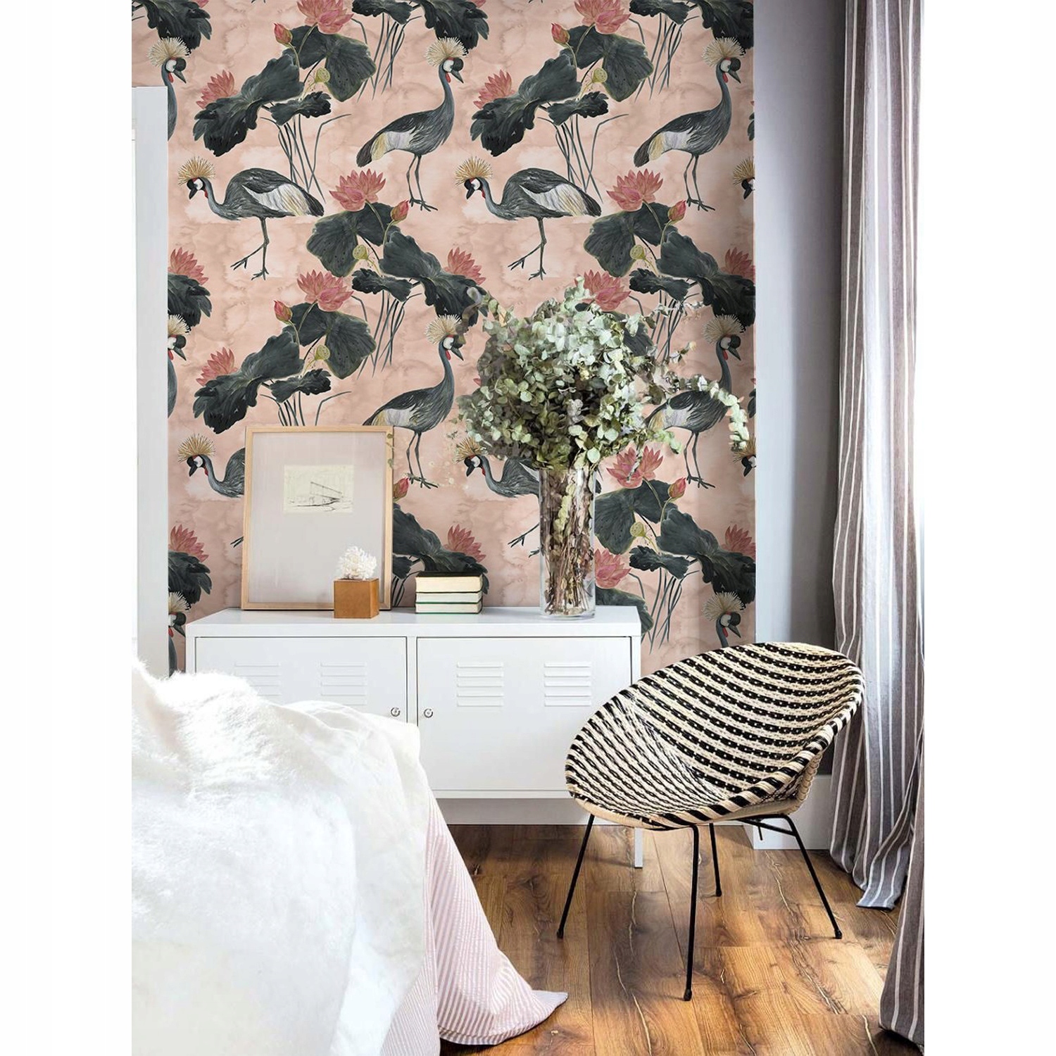 

Fototapeta na flizelinie Chińskie żurawie 208x146