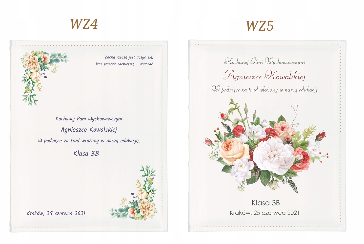 ALBUM zdjęcia DLA NAUCZYCIELA prezent Twój Tekst Producent Inna