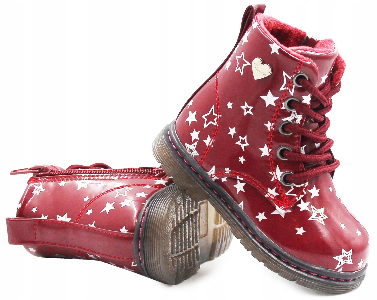 Buty na jesień dla dziewczynki ocieplane Wojtyłko 1z23007 23