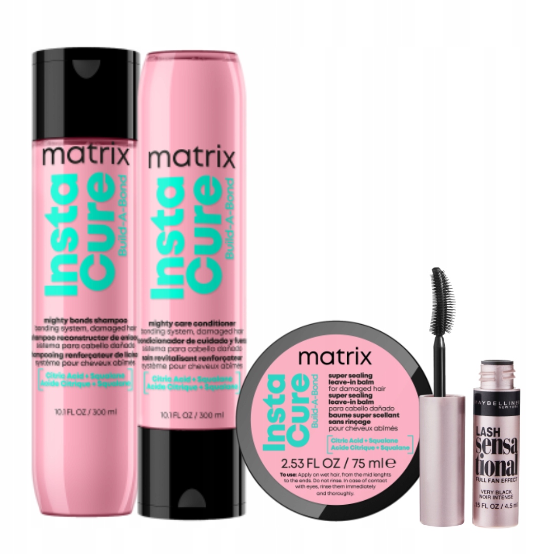 Matrix Instacure Build-A-Bond szampon do włosów, odżywka, balsam