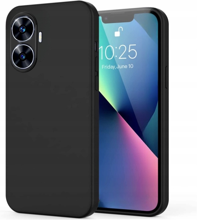 ETUI DO REALME C55 SILIKON KOLOR SOFT CASE +SZKŁO Marka Itel