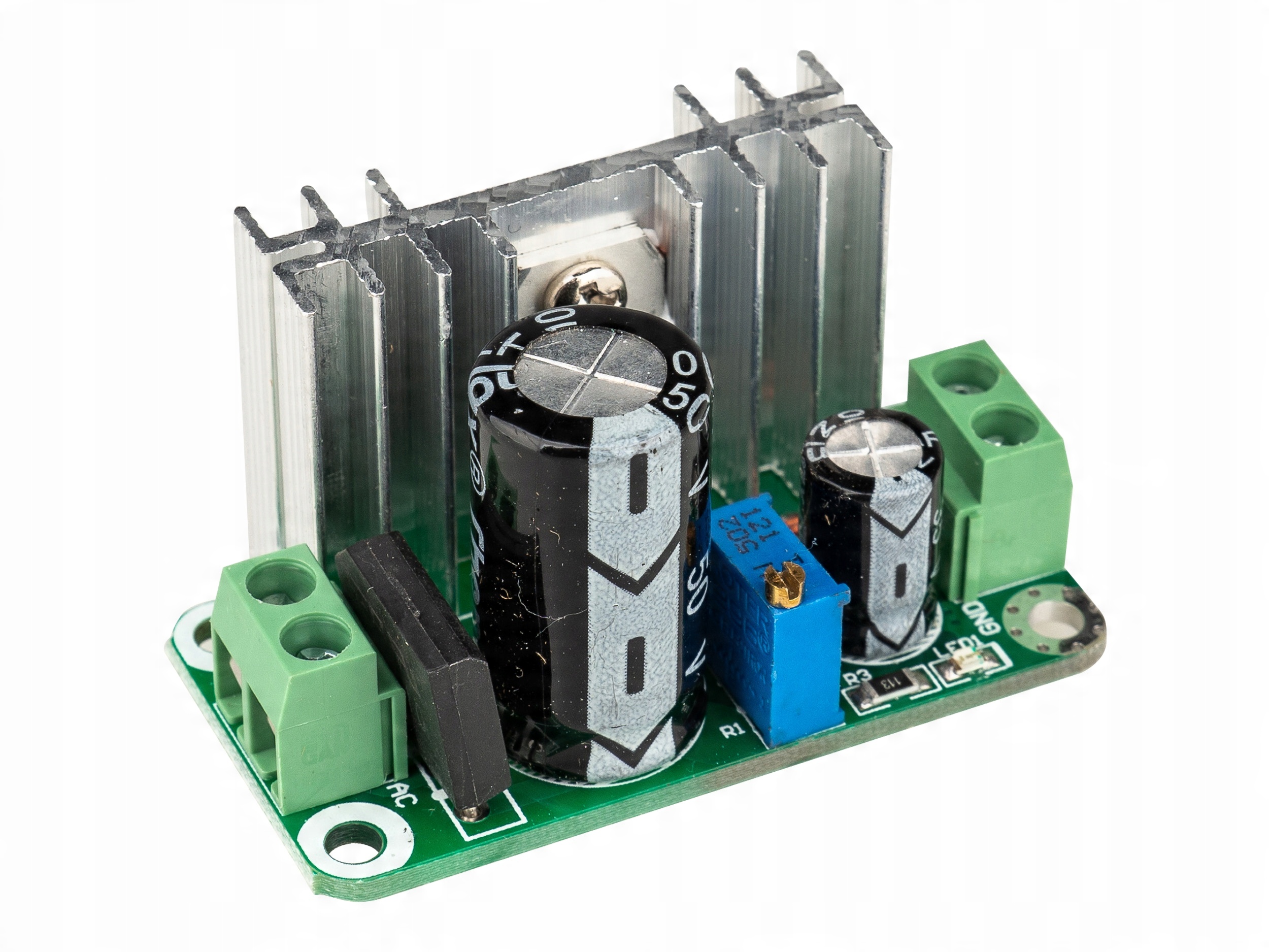 

Moduł zasilacza regulowanego LM317T 1.2-37V +filtr