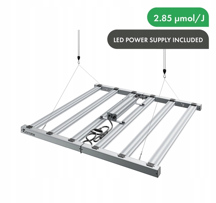 Luckygrow Flex 720W 2.85 Samsung Led lampa pro pěstování rostlin o rozměrech 150 x 150 cm