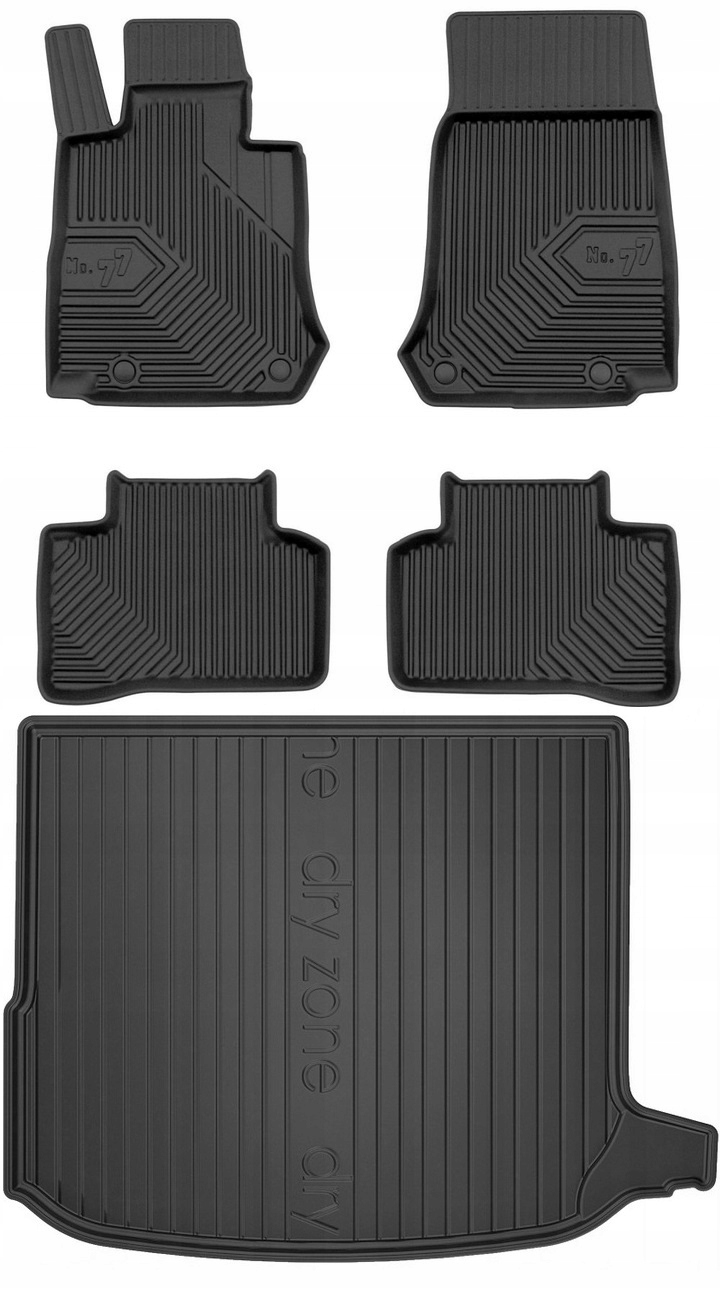 Set 77 Koberce a rohože Mercedes-Benz Glc C253 Coupe 2015-2023
