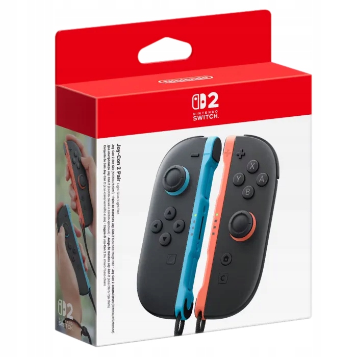Joy-con 2 Pair Light Blue/light Red Switch 2