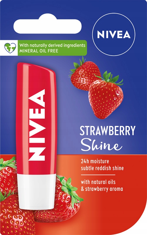 

Pomadka ochronna do ust Nivea Strawberry Shine