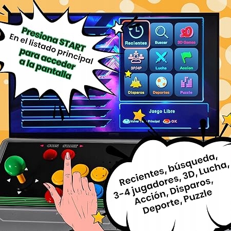 KONSOLA RETRO ARCADE PANDORA'S BOX GRA TELEWIZYJNA 9800 GIER WIDEO Producent Inna