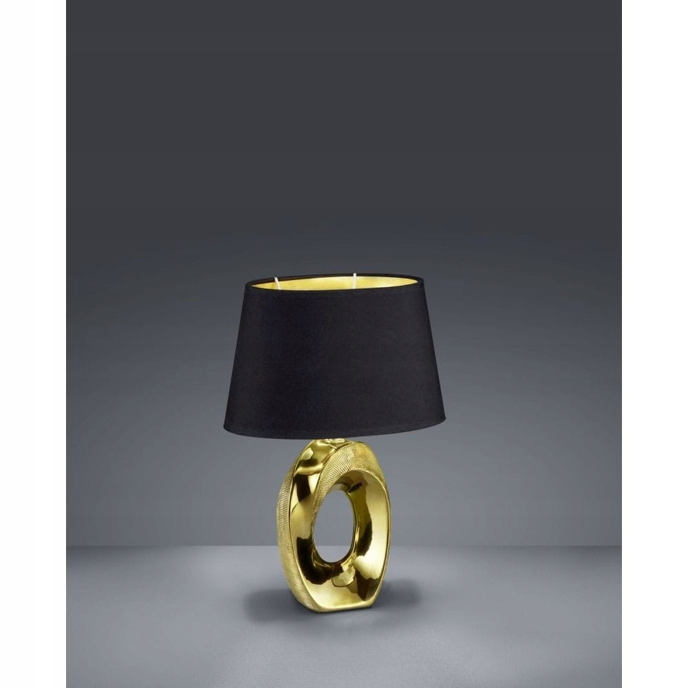 Taba lampa stołowa 1-punktowa czarna/złota