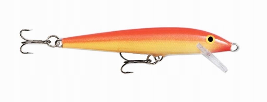 Rapala Original Floating 7cm Gold Fluorescent Red F07 Gfr