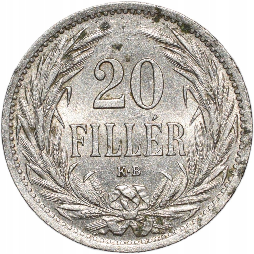 Венгрия 20 филлеров 1914