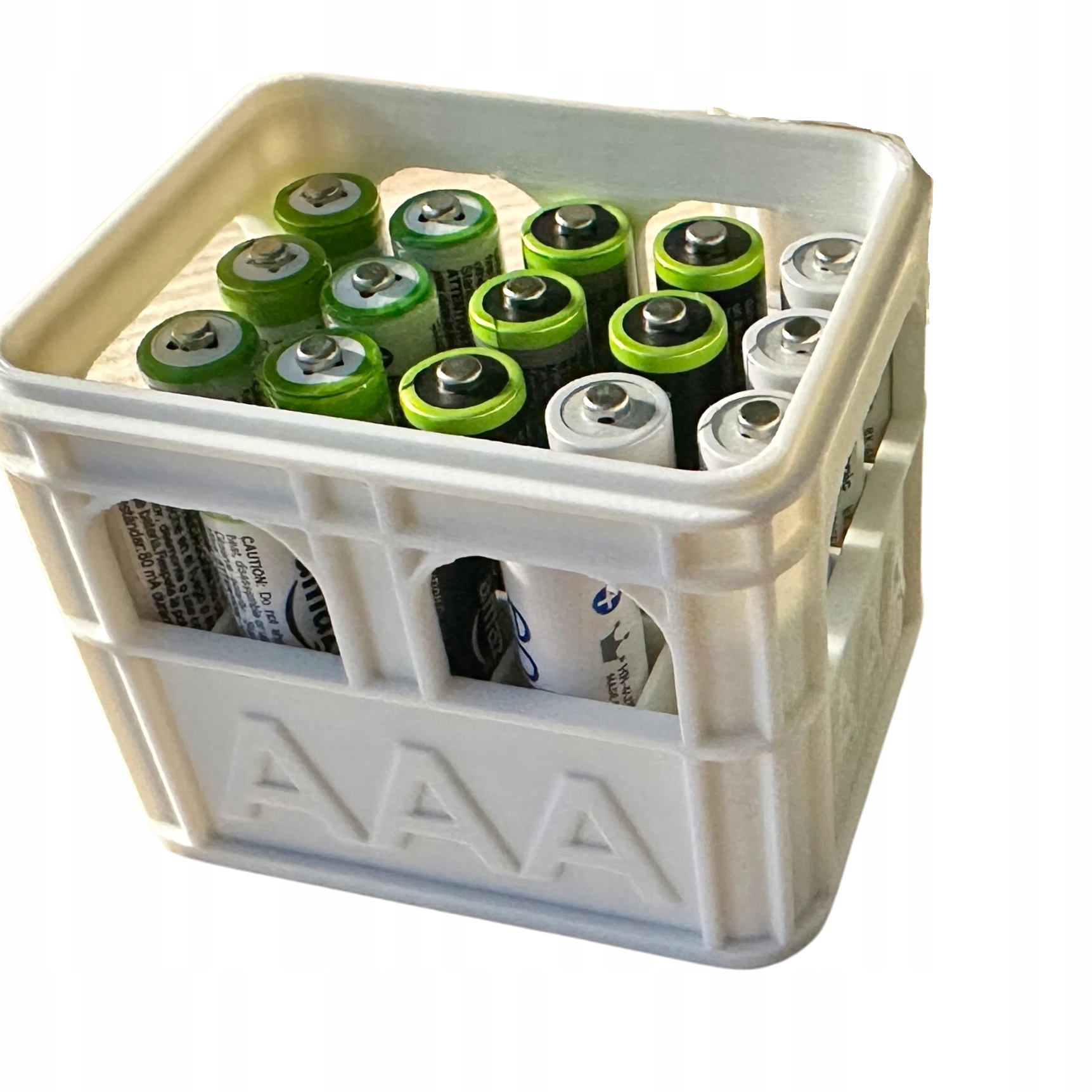 Organizer Na Baterie Komplet Aaa Akumulatorki Pudełko Paluszki Eko