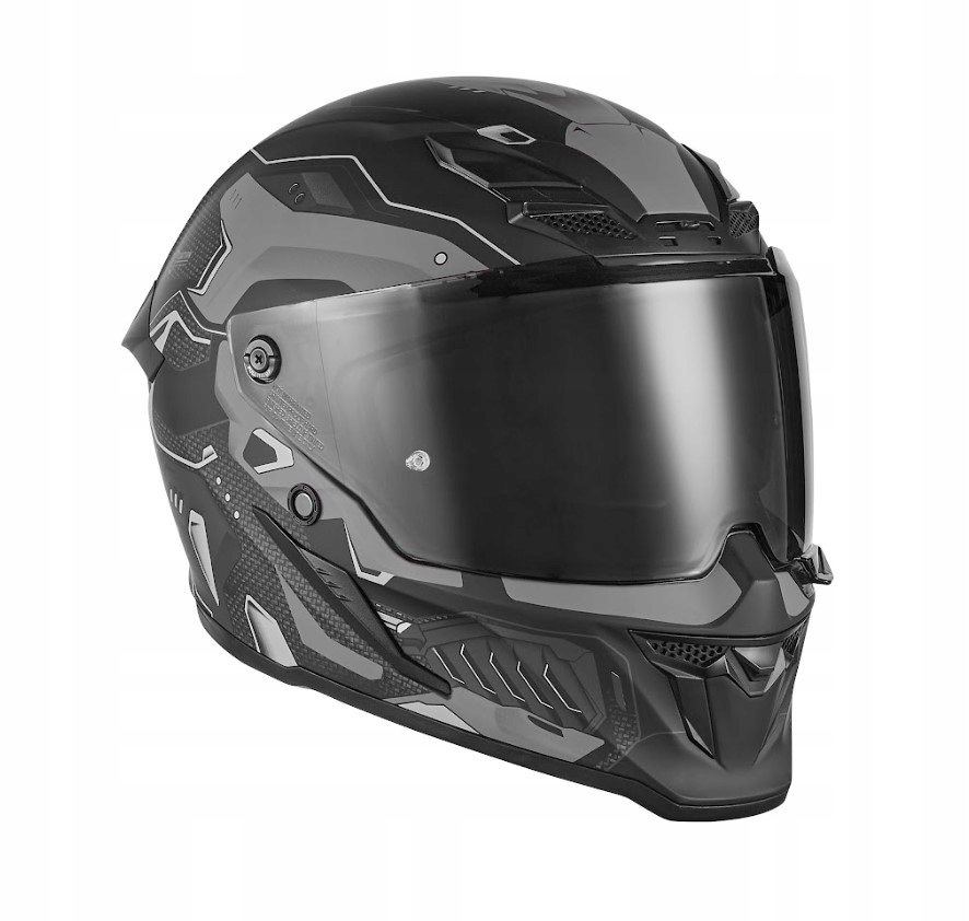 Exklusiv (2025) Integrálna Prilba Goliath Berserck Farba Čierna Matná/titánová