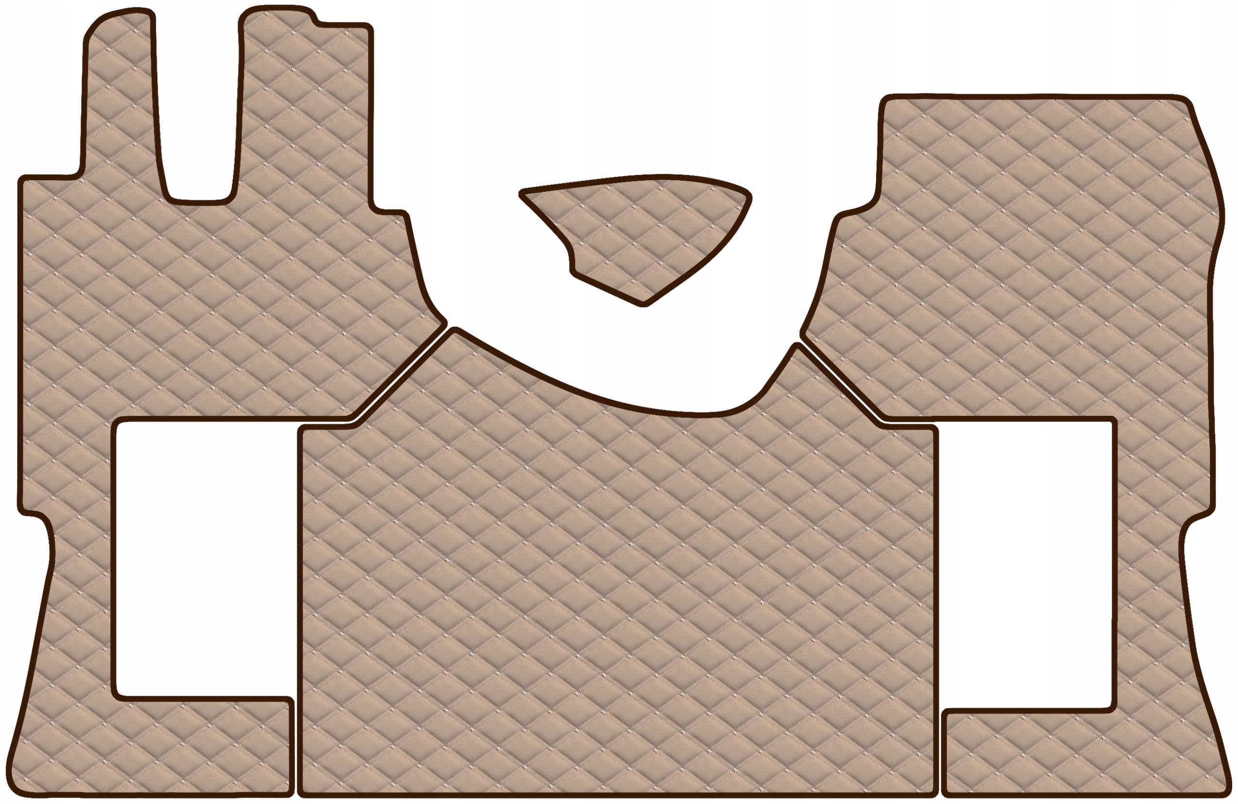 Dvojitě prošívané koberce Royal Mercedes Actros MP4, MP5