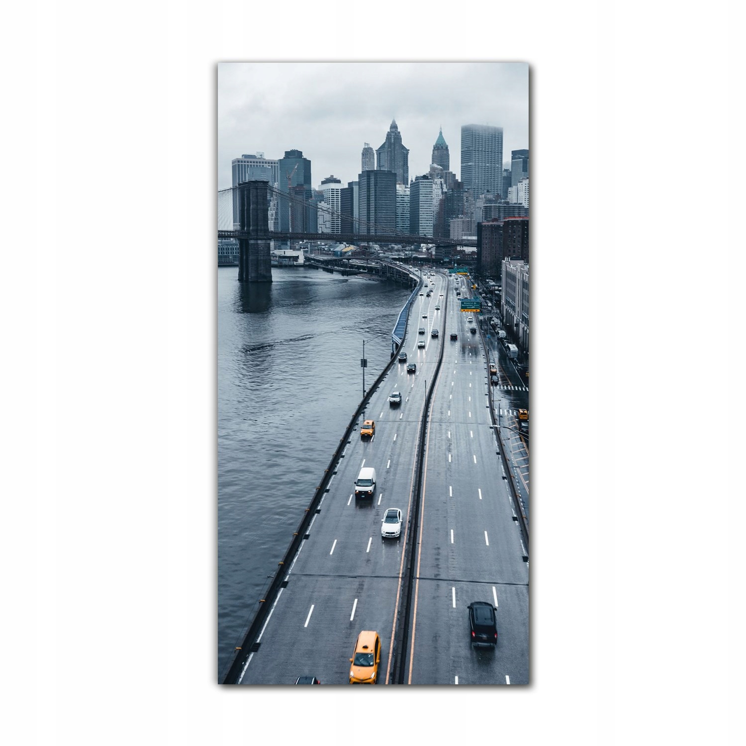 

Obraz szklany do sypialni 60x120 Nowy Jork ulice