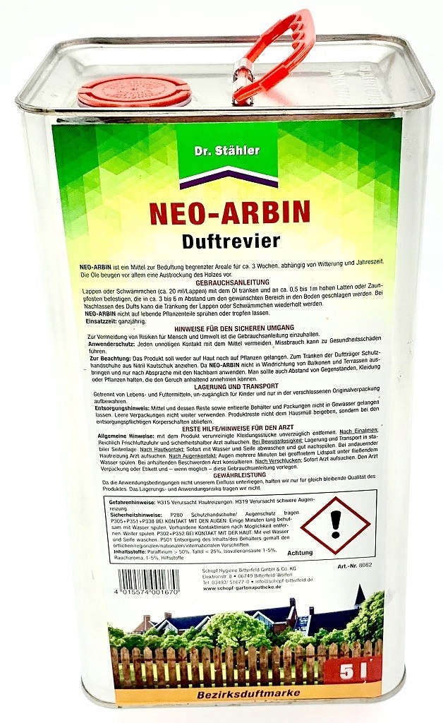 Arbin 5 L Odpuzovač Na Zvěř Dr. Stahler