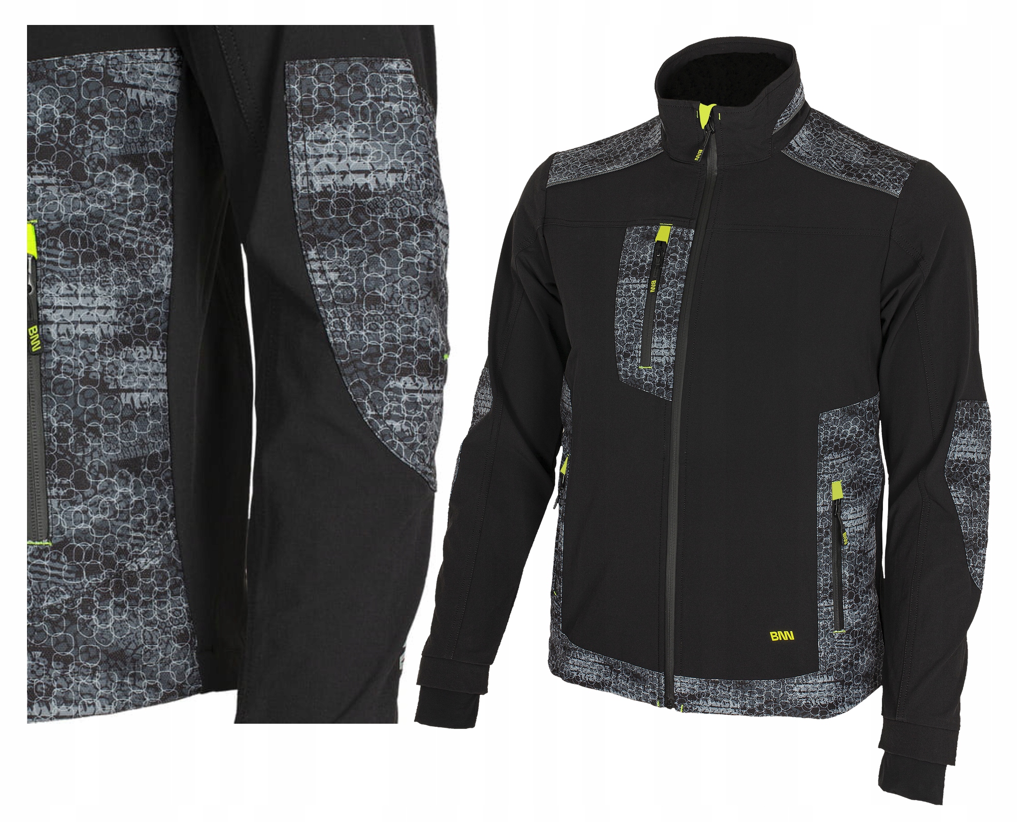 Kurtka Bluza Robocza Stretch Elastyczna Wiatroodporna Bennon Predator M