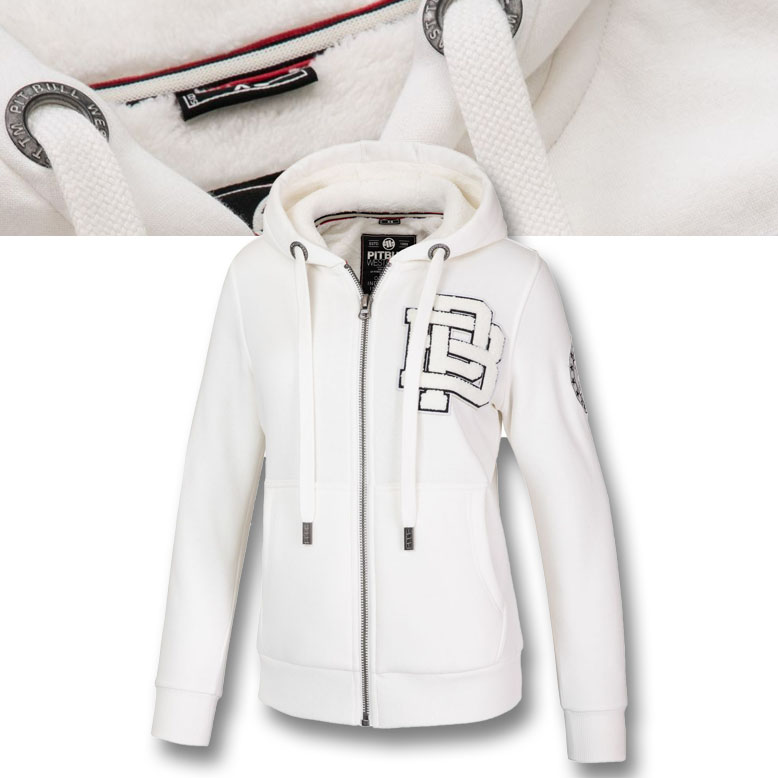 Damska Ocieplona Bluza rozpinana z kapturem Sherpa Ruffina Futerko Ciepła