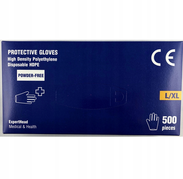 

Rękawiczki Ochronne Foliowe Hdpe 500SZT L/XL