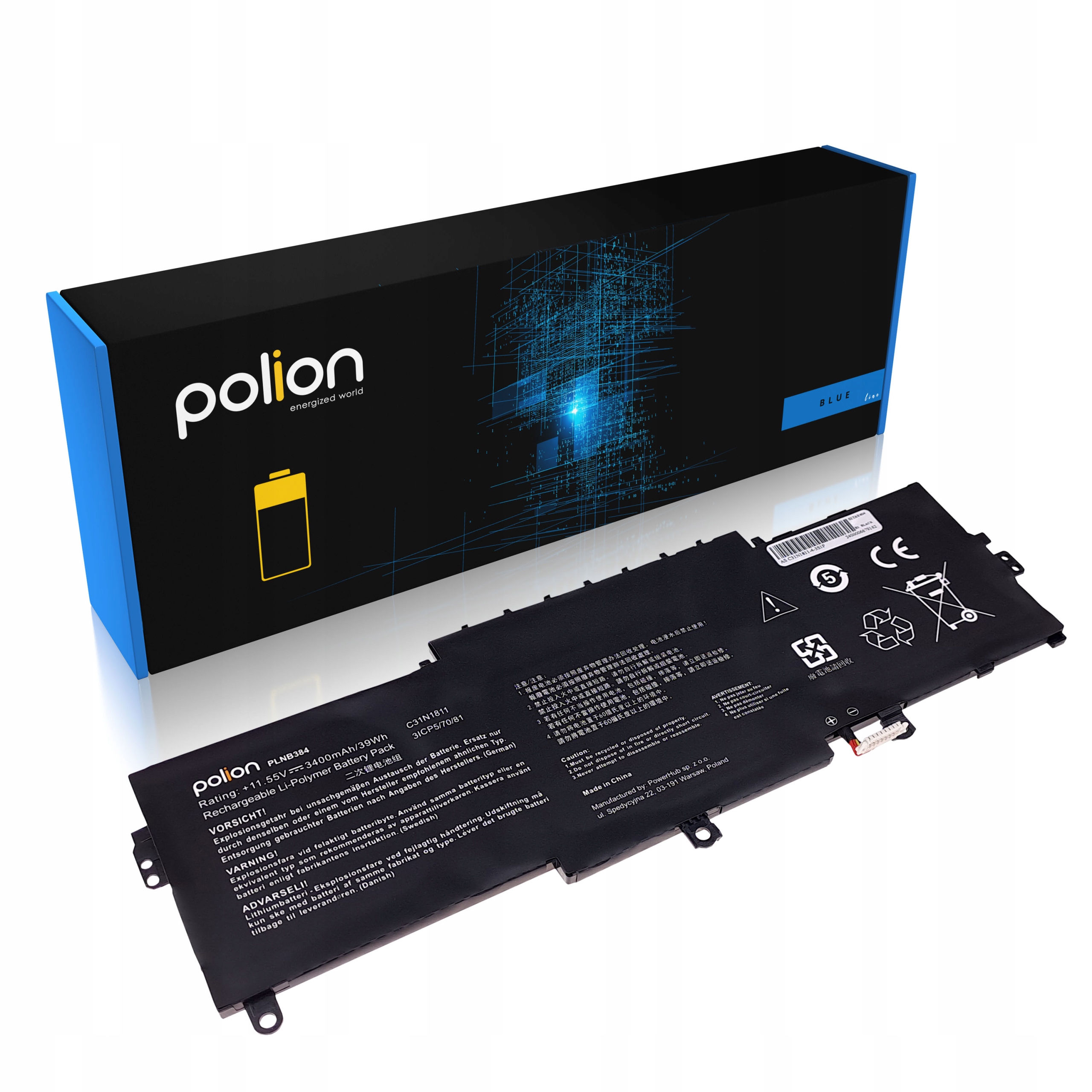 Baterie C31N1811 pro Asus U4300F U4300FN U4300FA UX433F UX433FX UX433FN