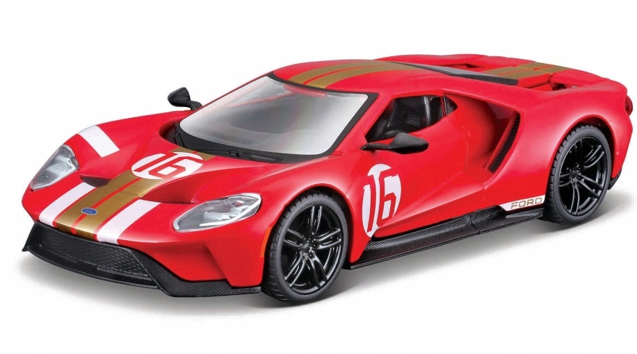 Ford Gt Heritage Edition 2022 1:32 model Bburago 18-41166