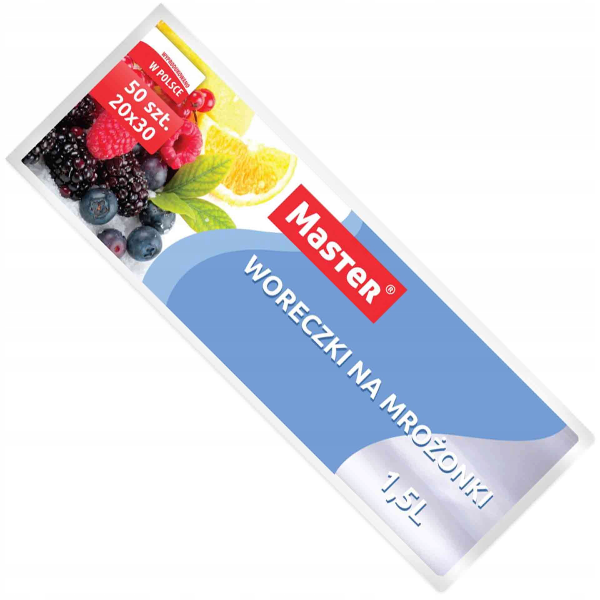 

Woreczki Na Mrożonki Master 20X30 `50 /1,5 L/