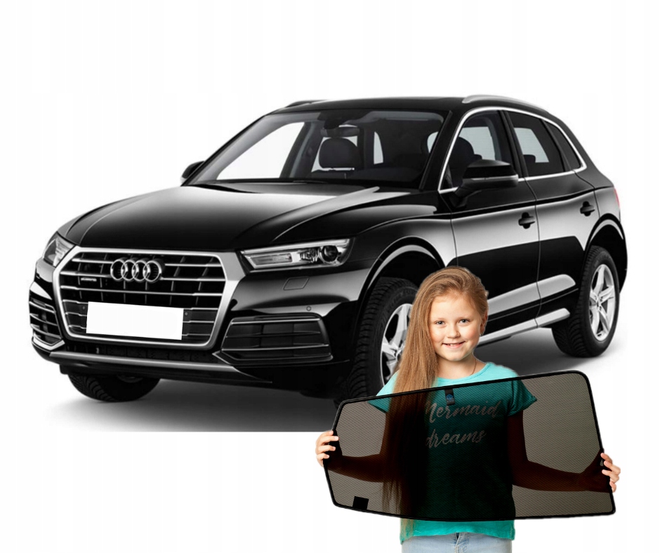 Záclony Rolety Kryty určené na magnety pro Audi Q5 2 II od roku 2016-
