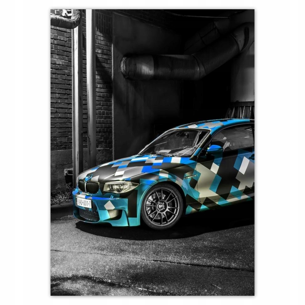 

Naklejki 50x70 Turkusowe Bmw