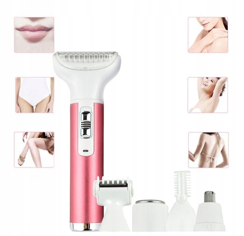 TRYMER DEPILATOR DO BIKINI GOLARKA DAMSKA golarka do twarzy ciała kobieca Czas pracy bezprzewodowej 60 min