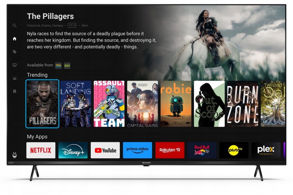 Sharp Telewizor Led 50 cali 50GK4445E