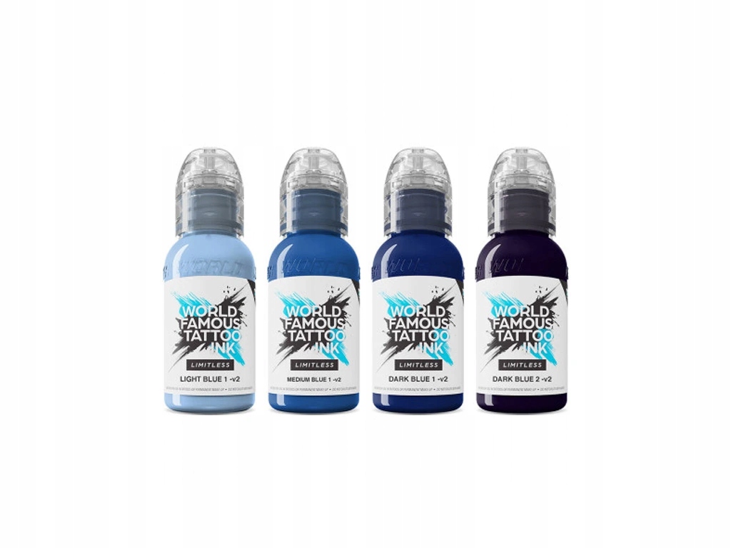 World Famous Limitless Shades of Blue Set (4x 30 ml)