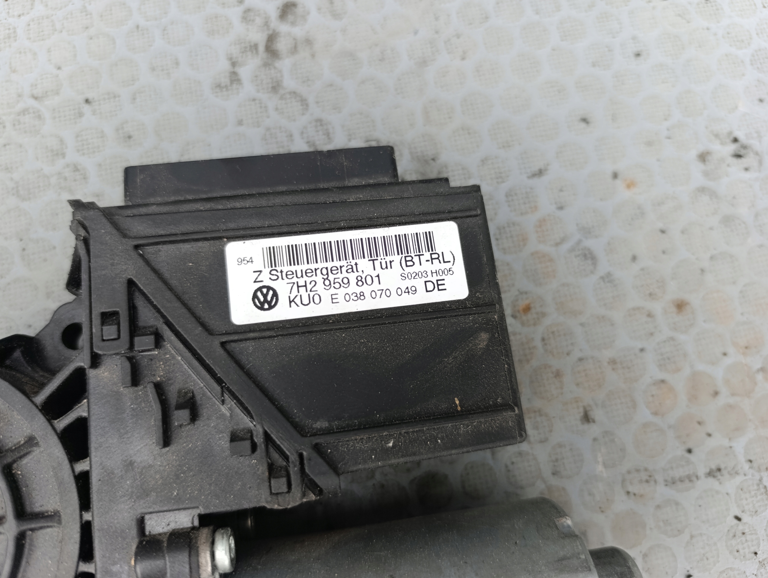 VW T5 Micro moteur Vitres (Mécanisme pour l’ouverture Vitres) Chauffeurs 7H2959801