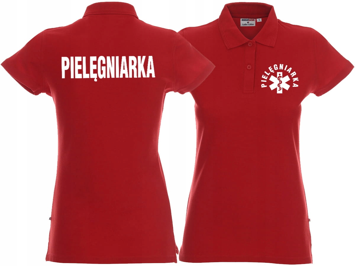 

Koszulka Polo Pielęgniarka Salowa Położna Prm