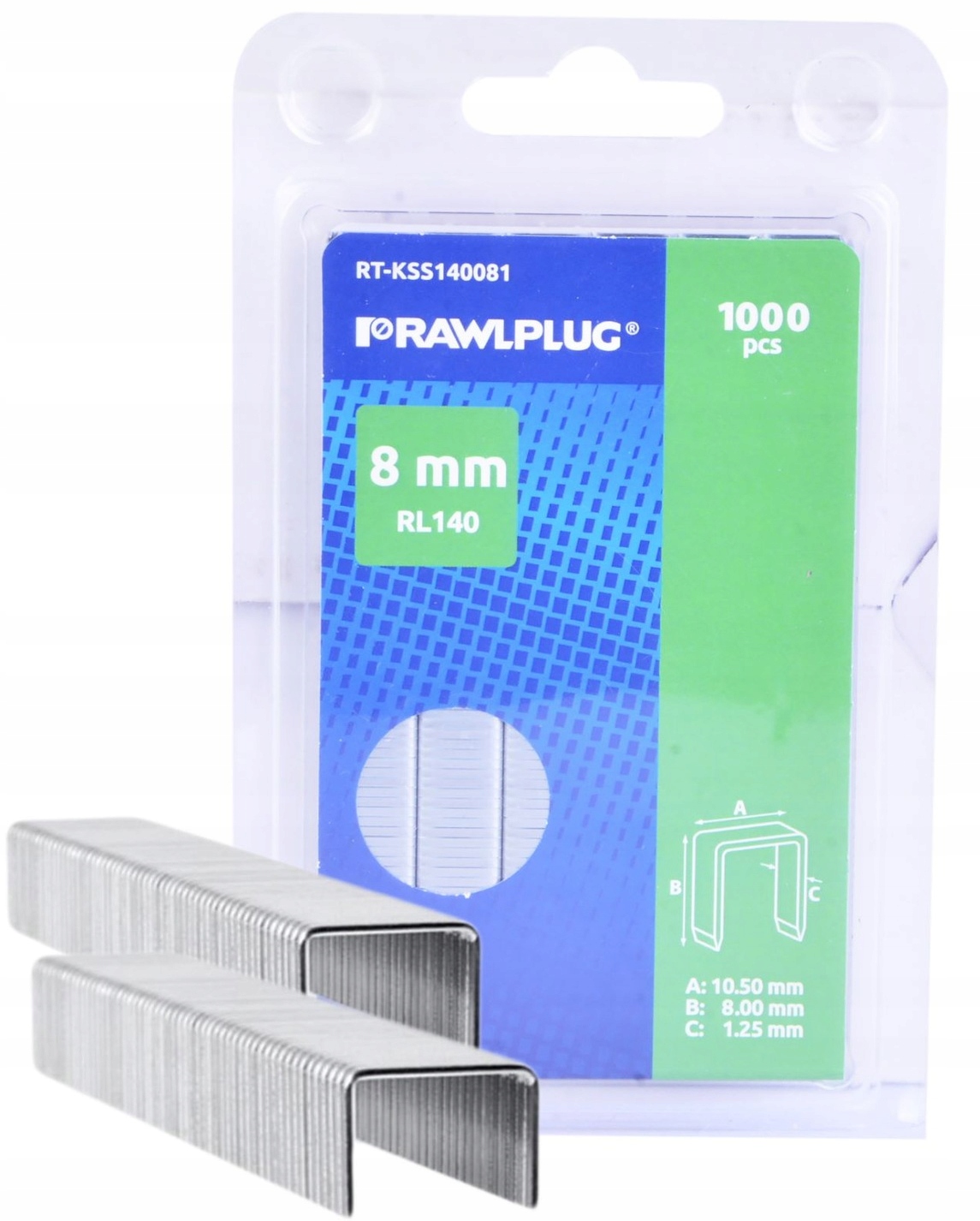 

Rawplug Zszywki Tapicerskie RL140 8MM 1000SZT