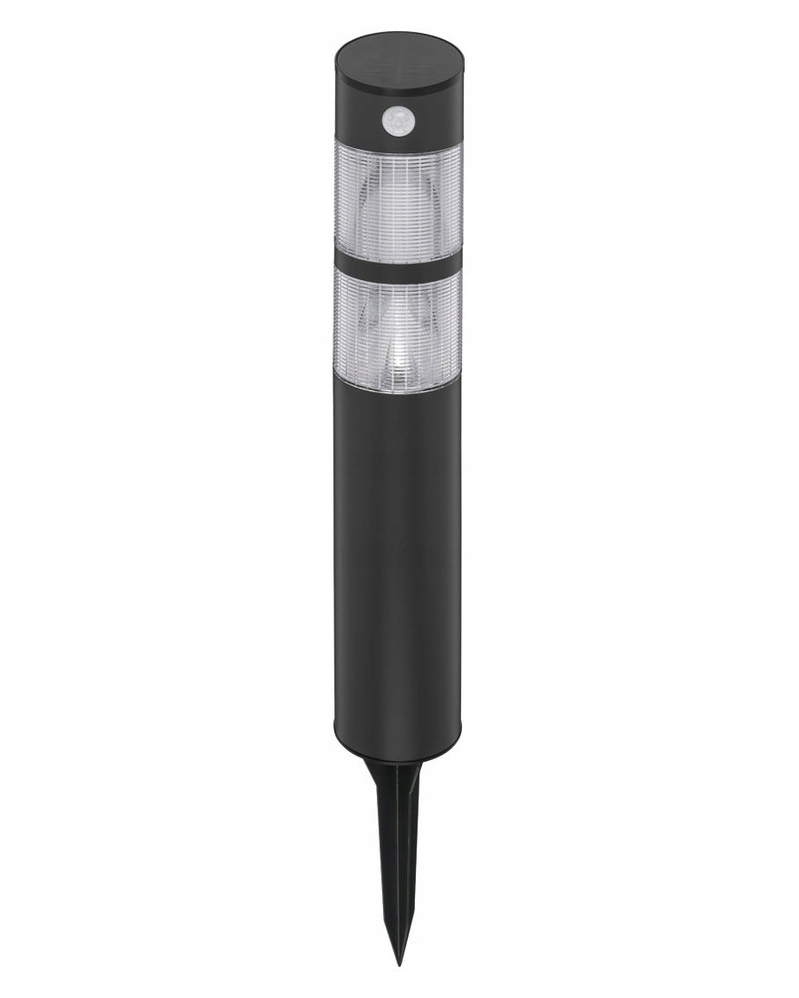 Stĺpikové svietidlo - Slnečná LED záhradná lampa so snímačom pohybu.