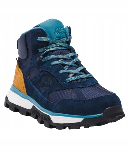 Timberland Modré Trekové Semišové A Kožené Boty 37 3EA
