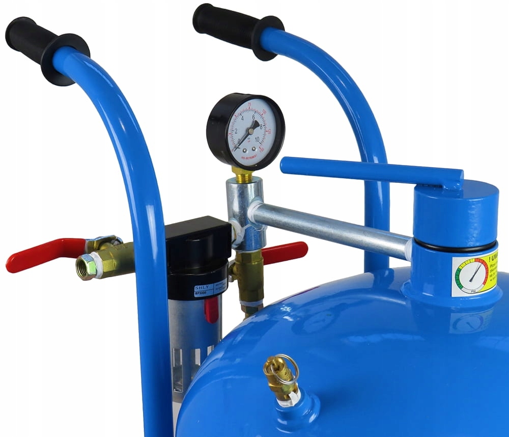 PIASKARKA SYFONOWA 76L MOBILNA MASKA DYSZE ZESTAW Rodzaj syfonowa