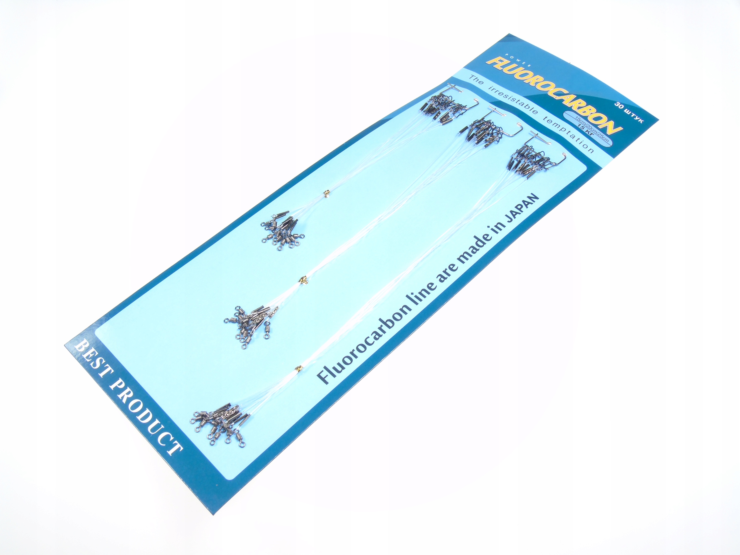 PRZYPONY FLUOROCARBONOWE 30szt JAPAN Marka MF