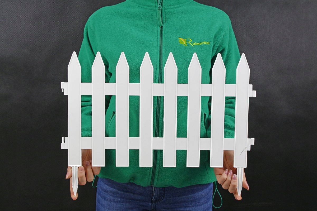 PLOTEK OGRODOWY PLASTIKOWY palisada plot 3,2m BIEL EAN 5905197140308