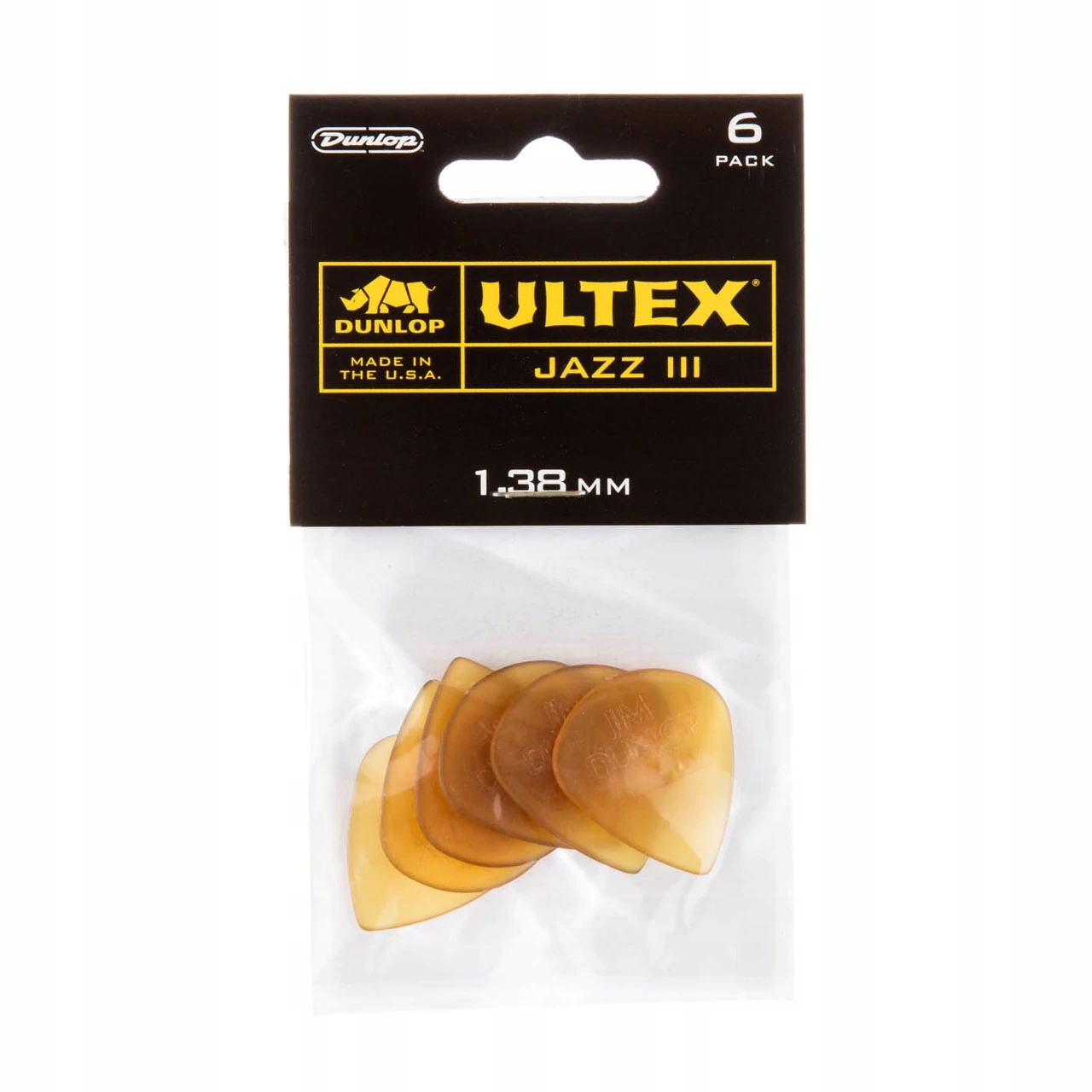 

Kostka gitarowa Dunlop Ultex Jazz III 1,38mm 6 szt