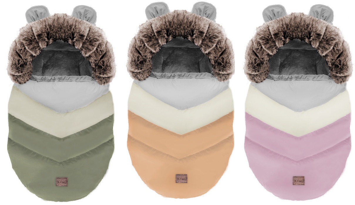 ŚPIWOREK DO WÓZKA SANEK CIEPŁY PIKOWANY KOLOROWY Szerokość produktu 50 cm