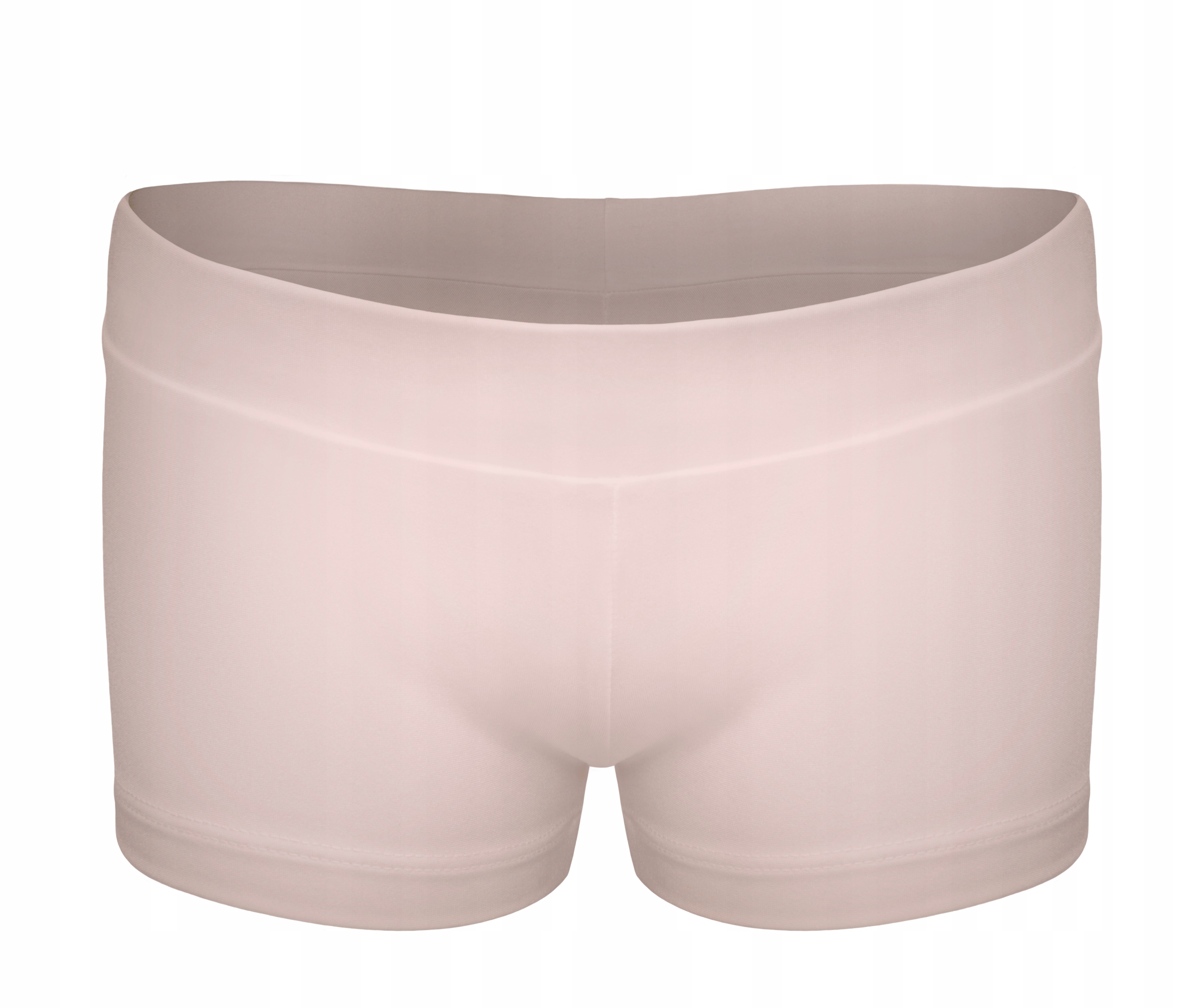 DZIEWCZĘCE KRÓTKIE SPODENKI BALETOWE DO GIMNASTYKI CIELISTE 122/128 Odcień nude