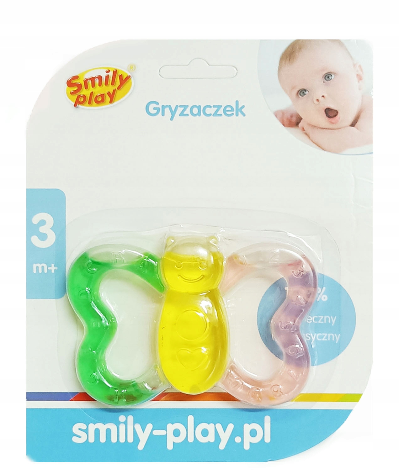 

Smily Play Gryzak bezpieczny wodny kojący dziąsła