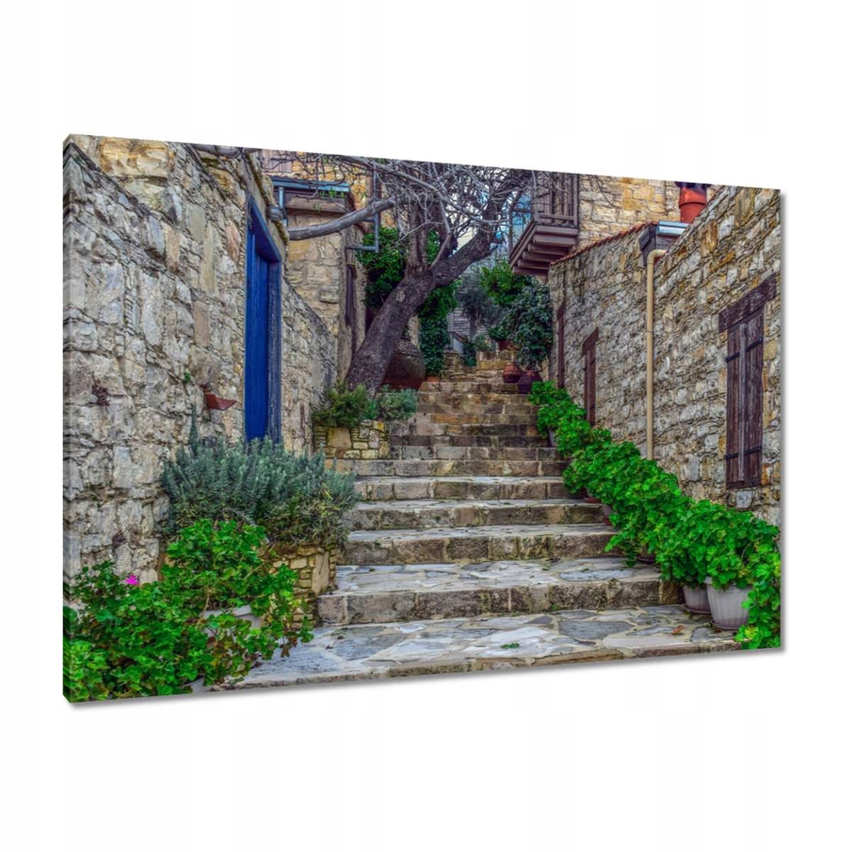 Obrazy 100x70 Provence Schódki Kámen