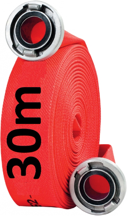 Wąż parciany strażacki 2" 30m 52mm szybkozłaczki Damex W30M-52MM-ŁA