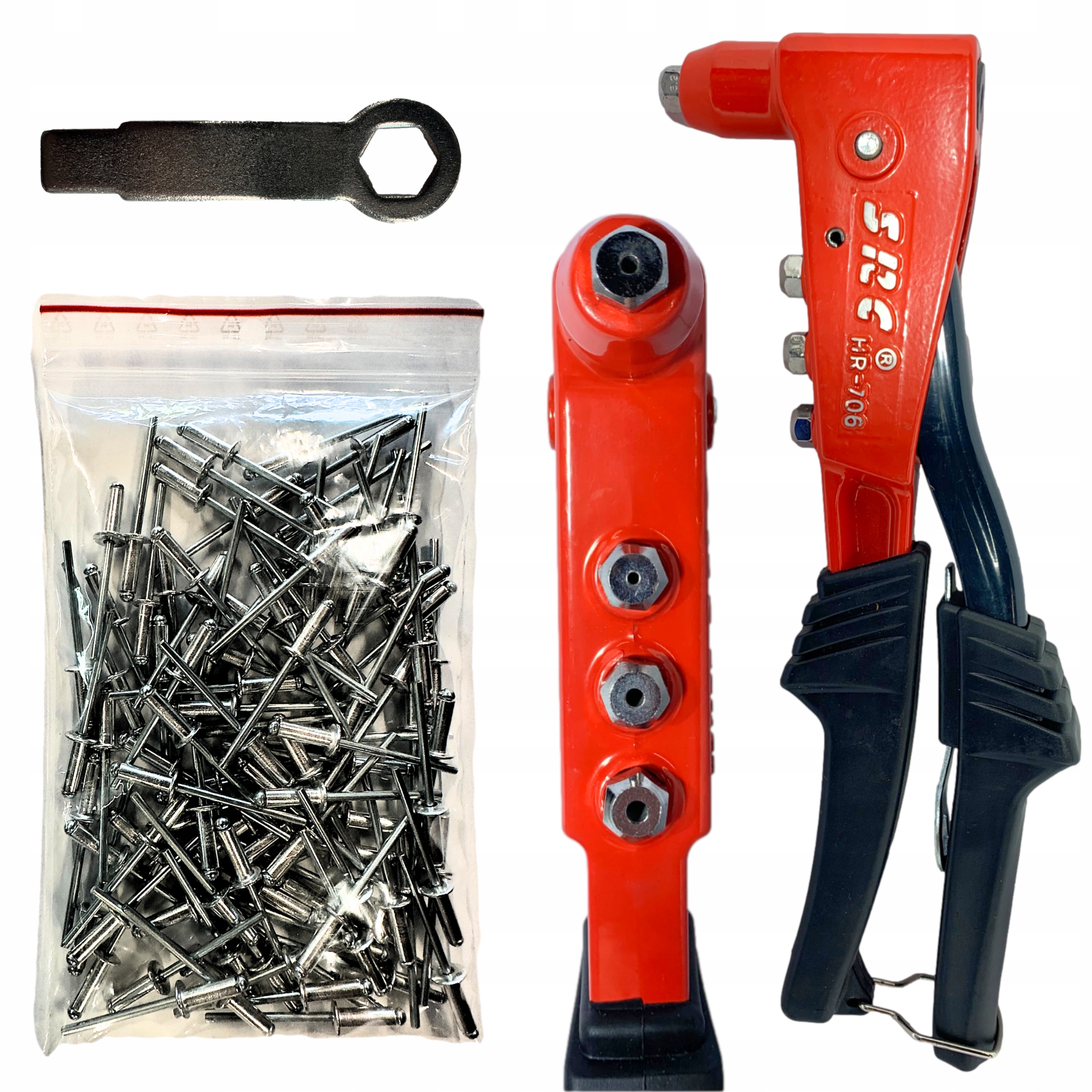 NITOWNICA RĘCZNA DO NITÓW ZRYWALNYCH + 100 NITÓW